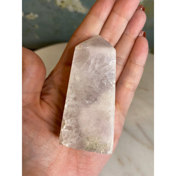 Pink amethyst tower point - Picture 10 of 10